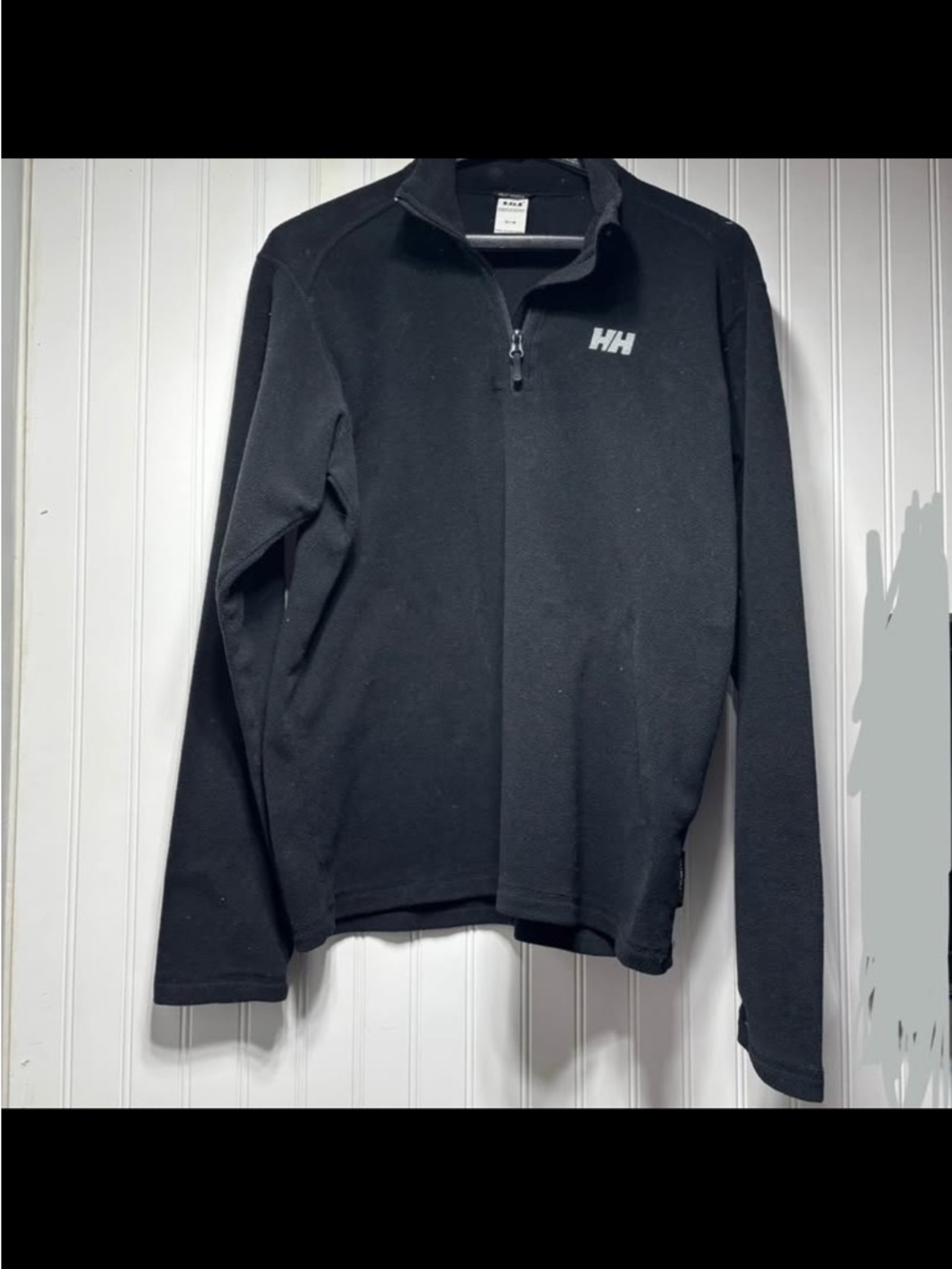 Helly Hansen Men’s Black Zip-Neck Fleece Pullover